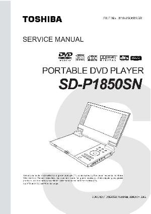 Сервисная инструкция Toshiba SD-P1850SN ― Manual-Shop.ru
