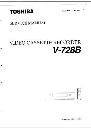 Сервисная инструкция Toshiba V-728B ― Manual-Shop.ru