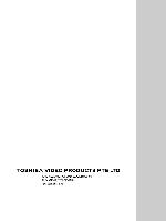 Сервисная инструкция Toshiba W-522C