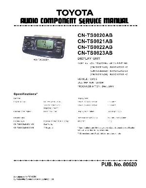 Сервисная инструкция Panasonic CN-TS0820, TS0821, TS0822, TS0823 ― Manual-Shop.ru