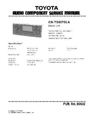 Service manual Panasonic CN-TS6070 ― Manual-Shop.ru