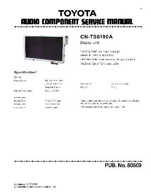 Сервисная инструкция Panasonic CN-TS6190 ― Manual-Shop.ru