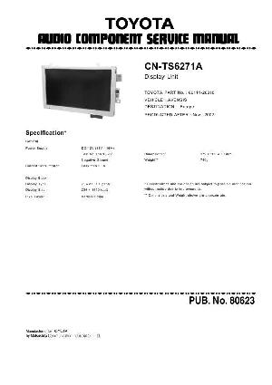 Сервисная инструкция Panasonic CN-TS6271 ― Manual-Shop.ru