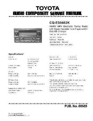 Сервисная инструкция Panasonic CQ-ES0482K ― Manual-Shop.ru