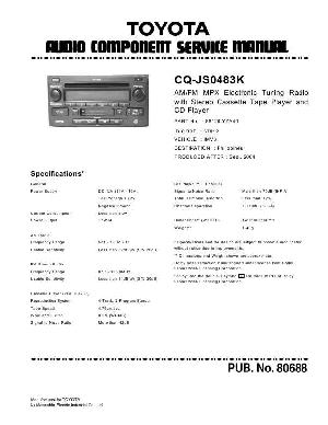 Сервисная инструкция Panasonic CQ-JS0483K ― Manual-Shop.ru
