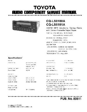 Сервисная инструкция Panasonic CQ-LS8180A, CQ-LS8181A ― Manual-Shop.ru