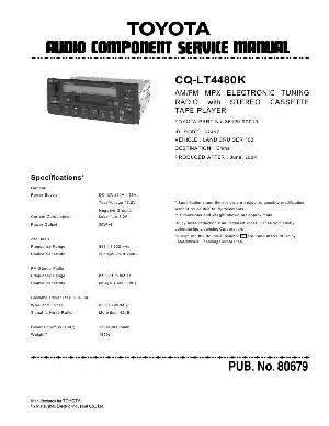 Service manual PANASONIC CQ-LT4480K ― Manual-Shop.ru