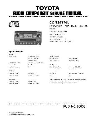 Сервисная инструкция PANASONIC CQ-TS7170L ― Manual-Shop.ru