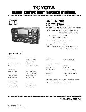 Сервисная инструкция PANASONIC CQ-TT5370A, CQ-TT3370A ― Manual-Shop.ru
