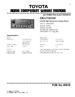 Service manual PANASONIC CR-LT1010X ― Manual-Shop.ru