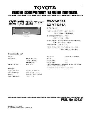 Сервисная инструкция Panasonic CX-VT4260A, CX-VT4261A ― Manual-Shop.ru