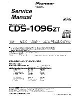 Сервисная инструкция Pioneer CDS-1096