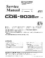 Сервисная инструкция Pioneer CDS-8017