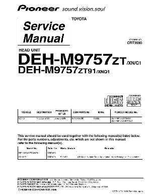 Service manual Pioneer DEH-9757 ― Manual-Shop.ru