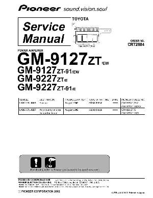 Сервисная инструкция Pioneer GM-9127, GM-9227 ― Manual-Shop.ru
