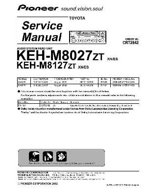 Service manual Pioneer KEH-M8027, M8127 ― Manual-Shop.ru