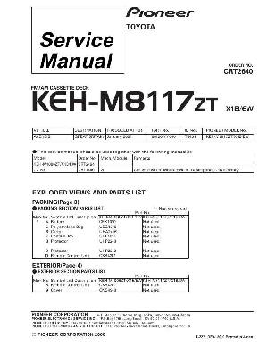 Сервисная инструкция Pioneer KEH-M8117 ― Manual-Shop.ru