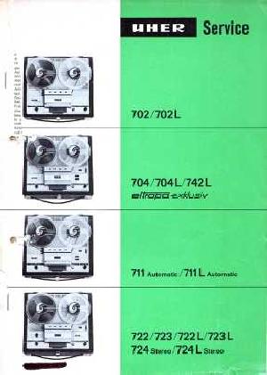 Сервисная инструкция Uher 704, 704L, 742L ― Manual-Shop.ru