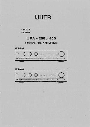 Service manual Uher UPA200, UPA400  ― Manual-Shop.ru