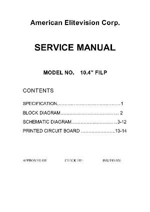 Service manual VIDEOVOX AVM-1040RF ― Manual-Shop.ru