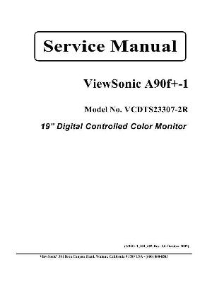 Service manual Viewsonic A90F+-1 (VCDTS23307-2R) ― Manual-Shop.ru