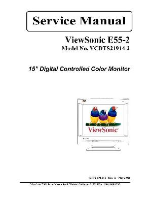 Service manual Viewsonic E55-2 (VCDTS21914-2) ― Manual-Shop.ru