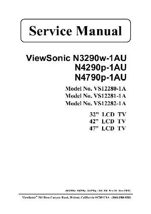 Сервисная инструкция Viewsonic N3290W, N4290P, N4790P-1AU ― Manual-Shop.ru