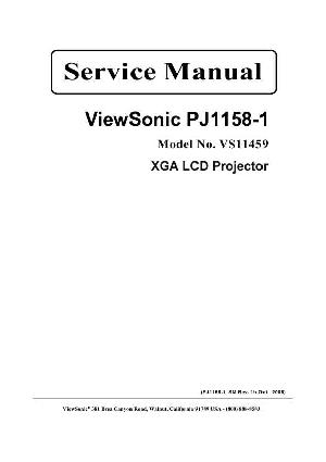 Service manual Viewsonic PJ1158-1 ― Manual-Shop.ru