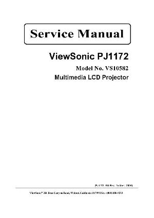 Service manual Viewsonic PJ1172 (VS10582) ― Manual-Shop.ru