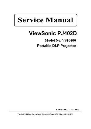 Service manual Viewsonic PJ402D (VS10400) ― Manual-Shop.ru