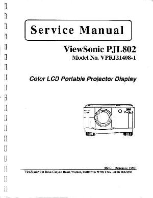 Service manual Viewsonic PJ802 ― Manual-Shop.ru