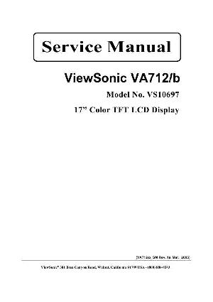 Сервисная инструкция Viewsonic VA712-B (VS10697) ― Manual-Shop.ru