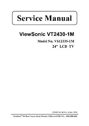 Service manual Viewsonic VT2430-1M ― Manual-Shop.ru