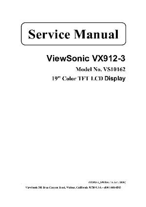 Сервисная инструкция Viewsonic VX912-3 (VS10162) ― Manual-Shop.ru