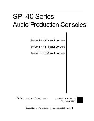 Service manual WHEATSTONE SP-40 ― Manual-Shop.ru