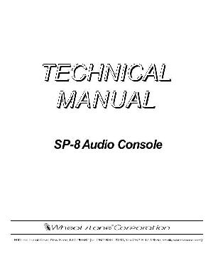 Сервисная инструкция Wheatstone SP-8 ― Manual-Shop.ru