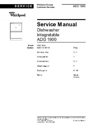 Service manual Whirlpool ADG-1900 ― Manual-Shop.ru