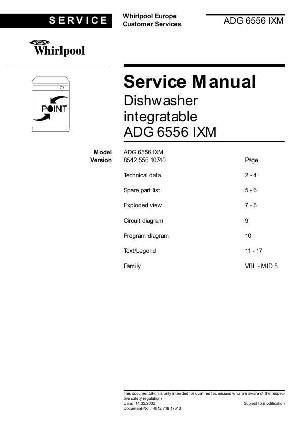 Service manual Whirlpool ADG-6556IXM ― Manual-Shop.ru