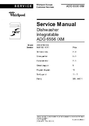 Сервисная инструкция Whirlpool ADG-6556IXM ― Manual-Shop.ru