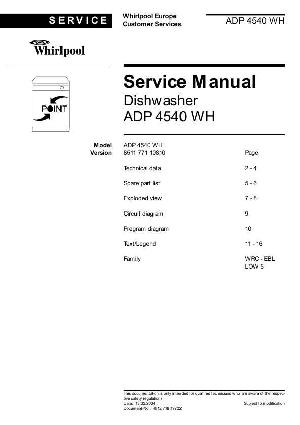 Service manual Whirlpool ADP-4540 ― Manual-Shop.ru