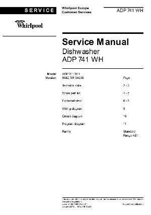 Сервисная инструкция Whirlpool ADP-741 ― Manual-Shop.ru