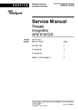 Service manual Whirlpool AFB-814 ― Manual-Shop.ru