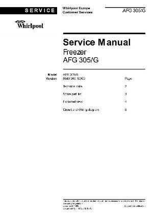 Service manual Whirlpool AFG-305 ― Manual-Shop.ru