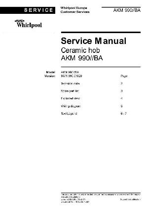 Service manual Whirlpool AKM-990 ― Manual-Shop.ru
