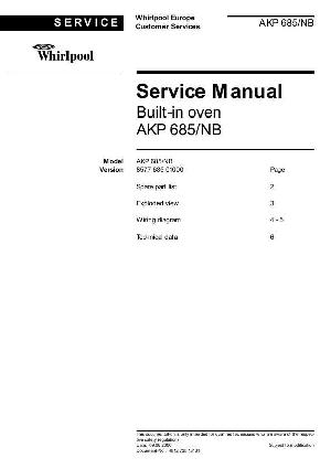 Service manual Whirlpool AKP-685 ― Manual-Shop.ru