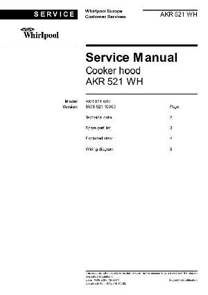 Сервисная инструкция Whirlpool AKR-521 ― Manual-Shop.ru