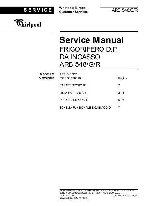 Service manual Whirlpool ARB-548 ― Manual-Shop.ru