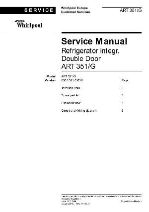 Service manual Whirlpool ART-351 ― Manual-Shop.ru