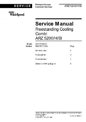 Сервисная инструкция Whirlpool ART-5200 ― Manual-Shop.ru