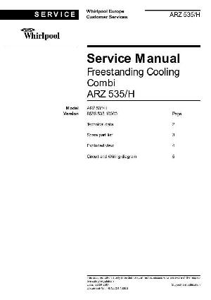 Service manual Whirlpool ARZ-535 ― Manual-Shop.ru